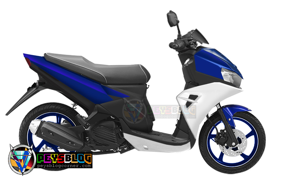 Inilah Tampak Jelas Yamaha Aerox 125 Full Body Versi Digital PEYSBLOG